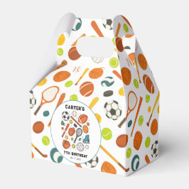 Caixinha De Lembrancinhas Sports Game Time All-Star Birthday | Kids Sport