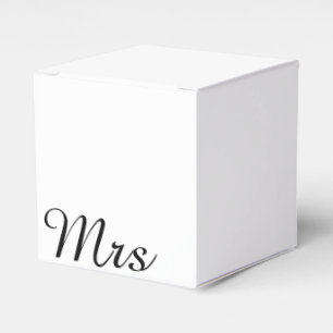 Caixinha De Lembrancinhas Sr. e Sra. casal de harmonização moderno elegant