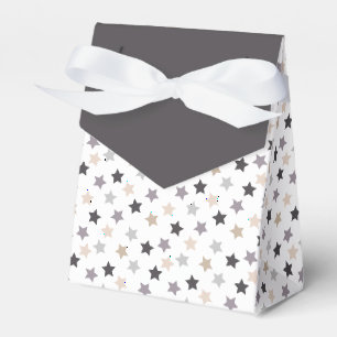 Caixinha De Lembrancinhas Star Confetti (Neutrais Quentes - Preto)