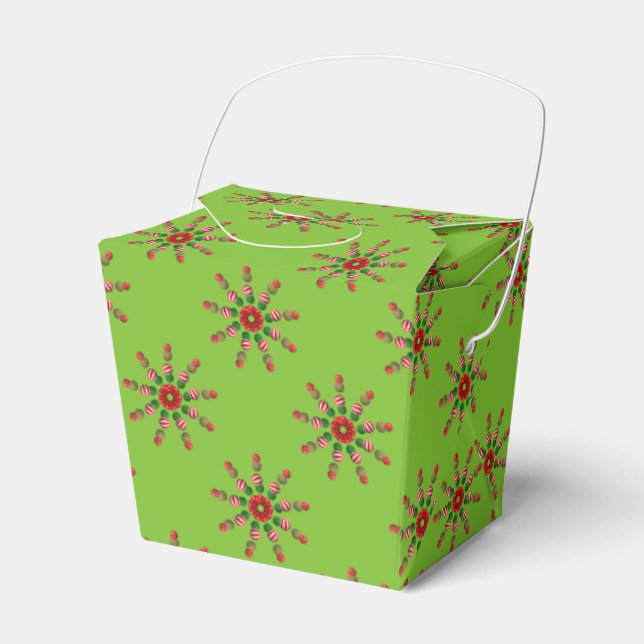 Caixinha De Lembrancinhas Starburst Natal (Frente)