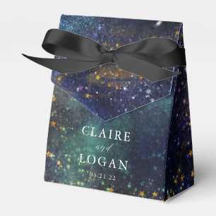 Caixinha De Lembrancinhas Starry Night Celestial Casamento Galáxico