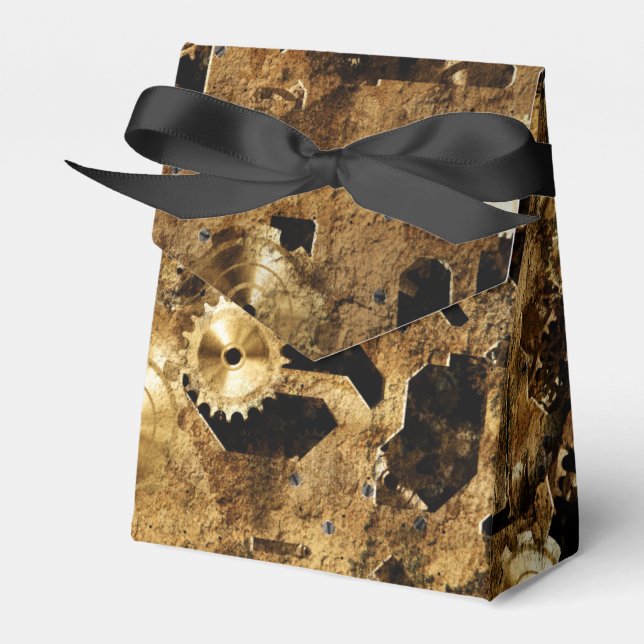 Caixinha De Lembrancinhas Steampunk (Frente)