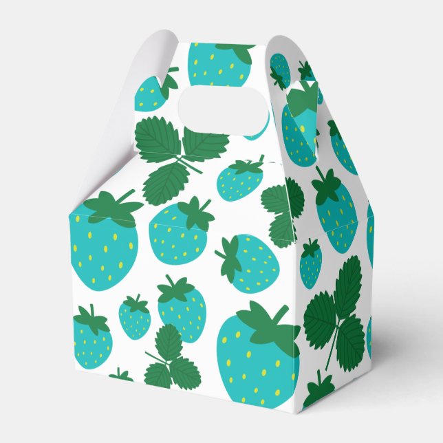 Caixinha De Lembrancinhas Strawberry Favor Box (Frente)