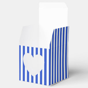 Caixinha De Lembrancinhas Stripes de combinação azul real de Shirley Taylo