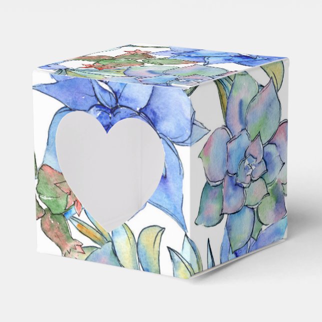 Caixinha De Lembrancinhas Suculentes (Frente)