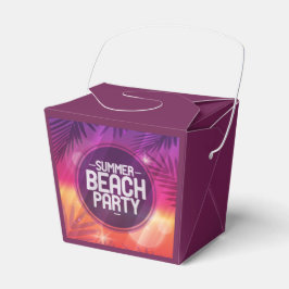 Caixinha De Lembrancinhas Summer Beach Party Night