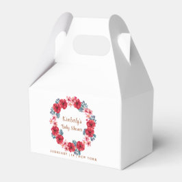 Caixinha De Lembrancinhas Summer Floral Wreath Chá de fraldas