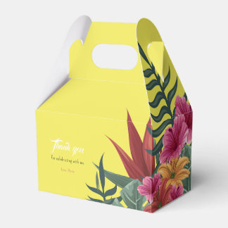 Caixinha De Lembrancinhas Summer Tropical Birthday Favor Box