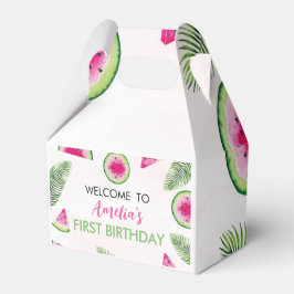 Caixinha De Lembrancinhas Summer Watermelon Birthday Favor Box