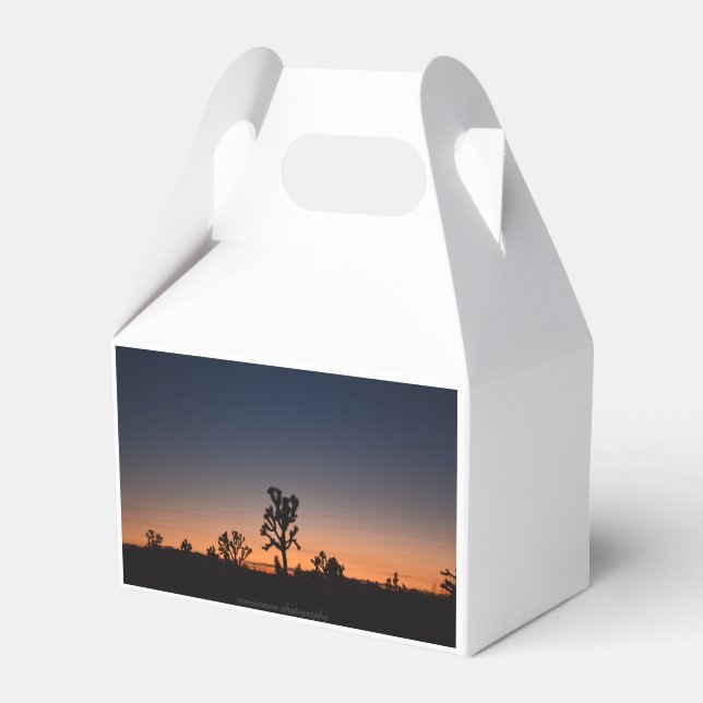 Caixinha De Lembrancinhas Sunset Joshua Trees (Frente)