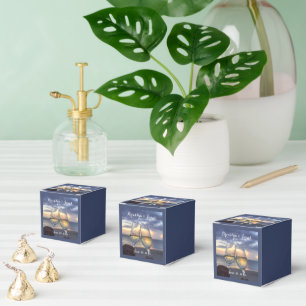 Caixinha De Lembrancinhas Sunset On Beach Blue Weds Boxes