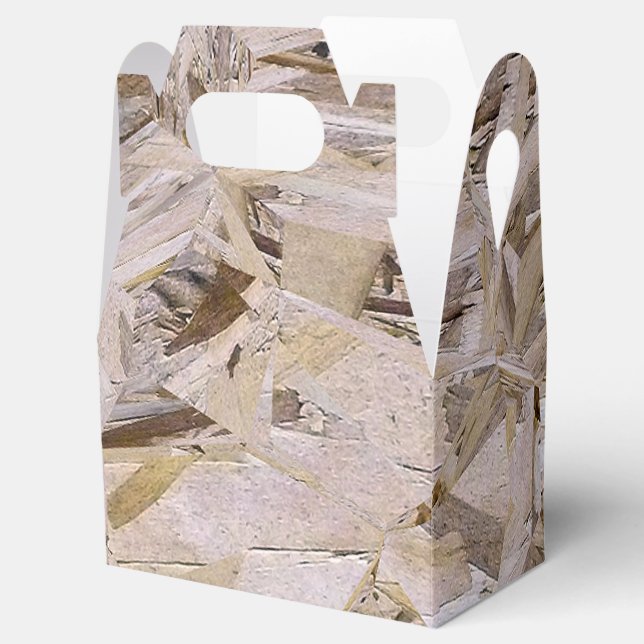 Caixinha De Lembrancinhas Super Duper Legal OSB Plywood Impressão (Aberto)