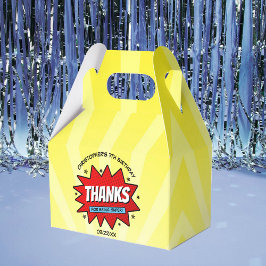 Caixinha De Lembrancinhas Super Herói Cômica Book Qualquer Idade Aniversário