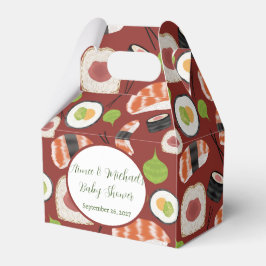 Caixinha De Lembrancinhas Sushi Chá de fraldas neutro