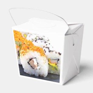 Caixinha De Lembrancinhas Sushi num prato