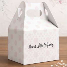 Caixinha De Lembrancinhas Sweet Little Mystery Pink Polka Dot Favor Box