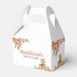 Caixinha De Lembrancinhas Sweet Little Peach Baby Shower 