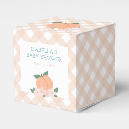 Caixinha De Lembrancinhas Sweet Peach & Gingham