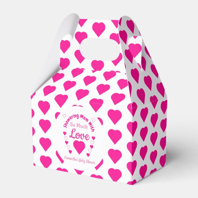 Caixinha De Lembrancinhas Tanta Chá de fraldas De Amor (Frente)