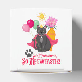 Caixinha De Lembrancinhas Tão Meowsome, Tão Meowtastic!