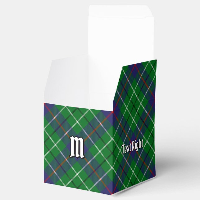 Caixinha De Lembrancinhas Tartan do Clã Duncan (Aberto)