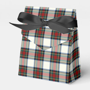 Caixinha De Lembrancinhas Tartan do vestido formal do clã de Stewart