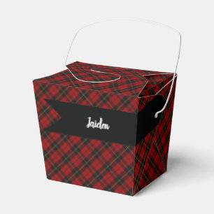 Caixinha De Lembrancinhas Tartan Wallace Clã Escocês Xadrez