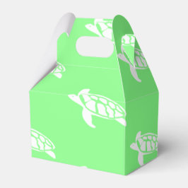 Caixinha De Lembrancinhas Tartarugas no Mar Verde