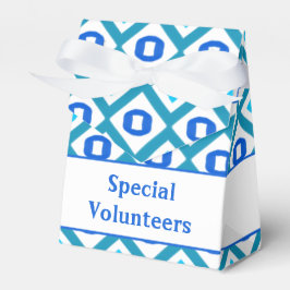 Caixinha De Lembrancinhas Teal e Azul