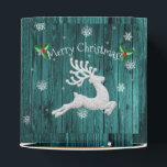 Caixinha De Lembrancinhas Teal Rustic Christmas Reindeer Box<br><div class="desc">Passe presentes de Natal com esta caixa de favores da "Teal Rustic Christmas Reindeer". O design de caixa de favores apresenta um fundo de madeira rústico teal com uma rena de Natal adornada com flocos de neve em queda. Itens adicionais de presentes e feriados disponíveis com este design também.</div>