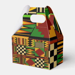 Caixinha De Lembrancinhas Tecido Real Africano Kente