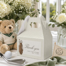 Teddy Bear Preparado Chá de Bebê de Golfe Novo no
