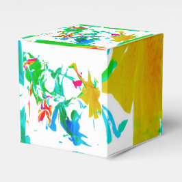 Caixinha De Lembrancinhas Teias de aranha coloridas