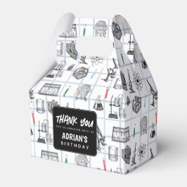 Caixinha De Lembrancinhas Tema de Festa de aniversário Cientista de Química