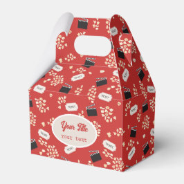 Caixinha De Lembrancinhas Tema de Festa de aniversário do Popcorn Movie Part