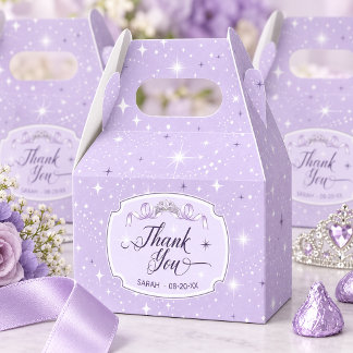 Caixinha De Lembrancinhas Tema Sweet 16 e Estrelas Violeta ID1333