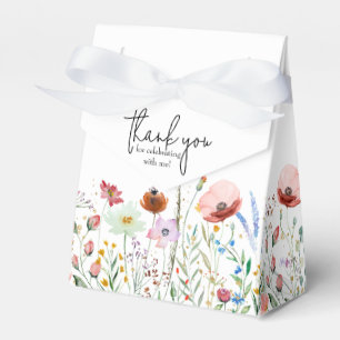 Caixinha De Lembrancinhas Tenda Pequena para Chá de Noiva com Flores Silvest