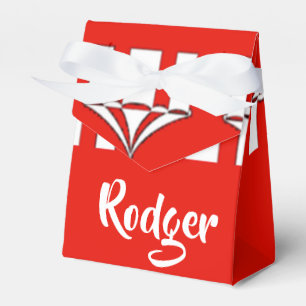 Caixinha De Lembrancinhas Tendas de circo vermelhas e brancas