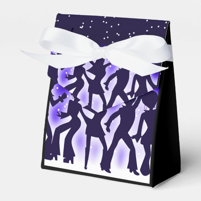 Caixinha De Lembrancinhas Tent Roxo do Partido da Dança Retroativa (Frente)