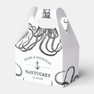 Caixinha De Lembrancinhas Tentáculos do Amor Octopus Themed Beach Favor B