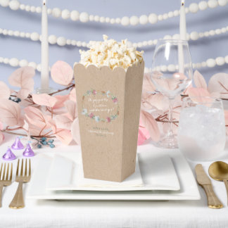 Caixinha De Lembrancinhas Terra De Flor Selvagem No Casamento De Kraft Count