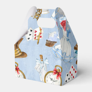 Caixinha De Lembrancinhas Terra Maravilha Alice Pattern