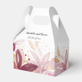 Caixinha De Lembrancinhas Terracotta Blush Floral Elegante