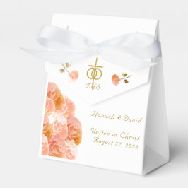 Caixinha De Lembrancinhas Terracotta Rosa Católica Casamento