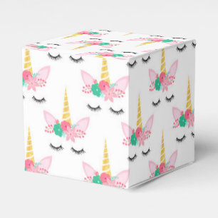 Caixinha De Lembrancinhas Teste padrão colorido bonito do unicórnio para a