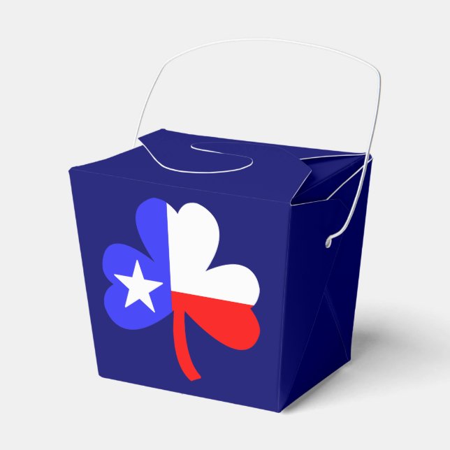 Caixinha De Lembrancinhas Texas Clover Favor Box (Frente)