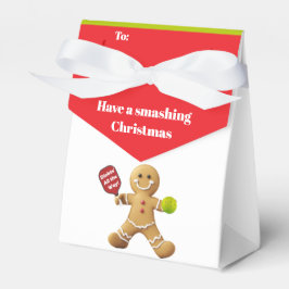 Caixinha De Lembrancinhas Texto personalizado Gingerpão Picleball Diversão