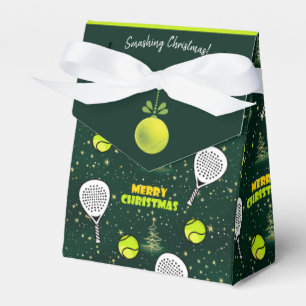 Caixinha De Lembrancinhas 🎾 🎄 Texto personalizado, Padel Festivo Rally