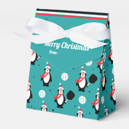 Caixinha De Lembrancinhas Texto personalizado, 🐧 Pickleball Feliz Natal 🎁