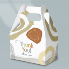Caixinha De Lembrancinhas Thank You Colorful Modern Birthday boy Favor Box